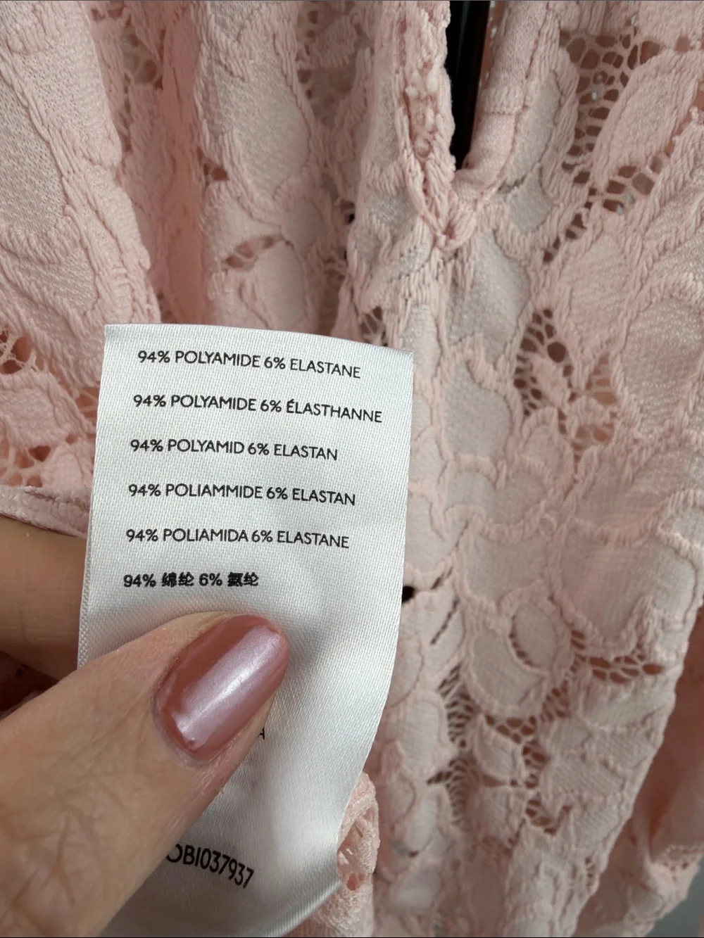 Free People Olivia Lace Top Blush Pink Balloon Sleeve Small